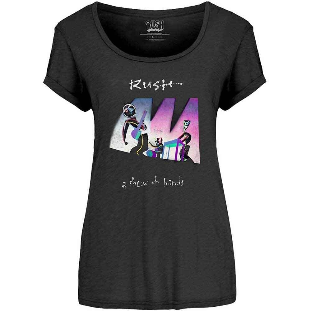 T-Shirt Rush Show of Hands Black L Ladies T-Shirt