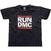 T-Shirt Run DMC Logo (Wash Collection) Black M T-Shirt