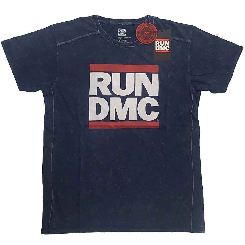 T-särk Run DMC Logo (Wash Collection) Navy Blue S T-särk