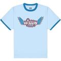 Run DMC Hollis Crew Ringer Sky Blue & Royal Blue M Košulja