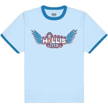 T-shirt Run DMC Hollis Crew Ringer Sky Blue & Royal Blue XL T-shirt - 1