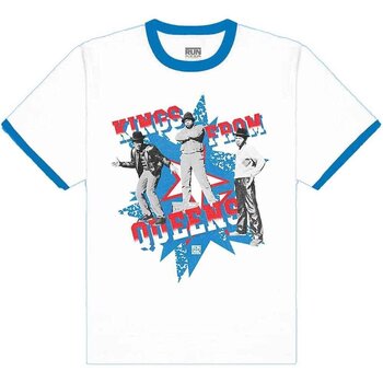 T-särk Run DMC Kings From Queens Ringer Royal Blue & White M T-särk - 1