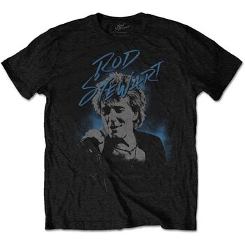 Camiseta de manga corta Rod Stewart Scribble Photo Black S Camiseta de manga corta - 1