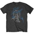 Rod Stewart Scribble Photo Charcoal Grey M Maglietta