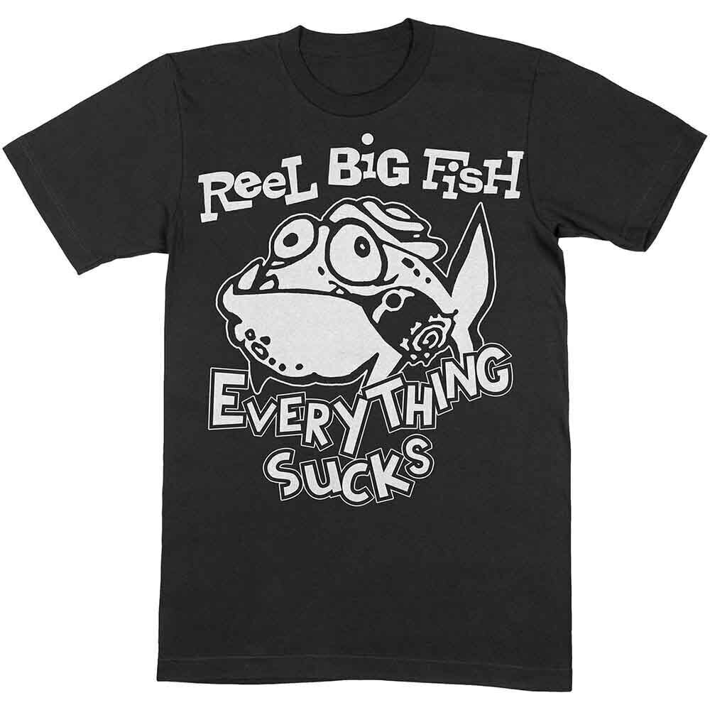 T-shirt Reel Big Fish Silly Fish Black M T-shirt