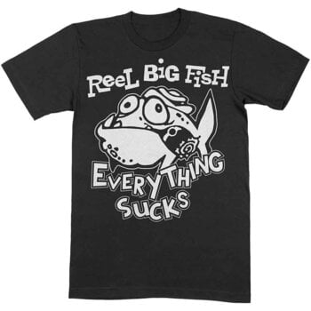 T-Shirt Reel Big Fish Silly Fish Black L T-Shirt - 1