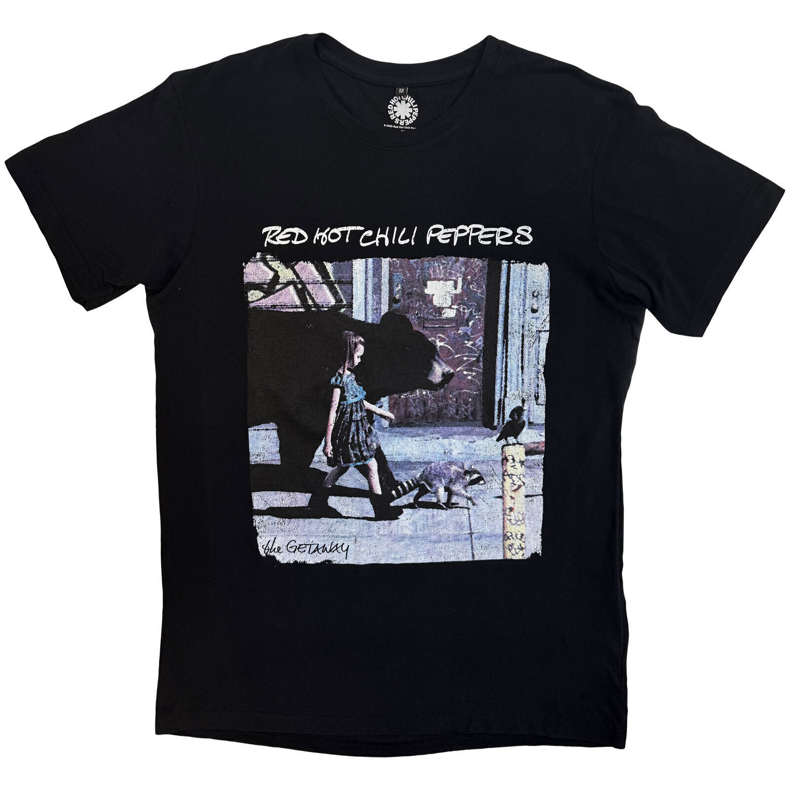 T-shirt Red Hot Chili Peppers The Getaway Tracklist (Back Print) Carbon Black 2XL T-shirt