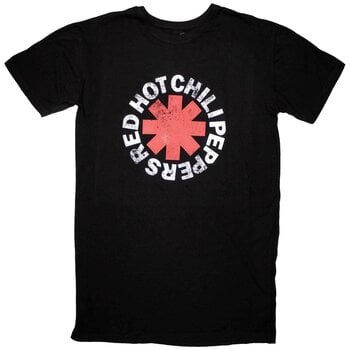 T-Shirt Red Hot Chili Peppers Classic Asterisk Dress Black 2XL Ladies T-Shirt - 1
