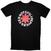 T-Shirt Red Hot Chili Peppers Classic Asterisk Dress Black 2XL Ladies T-Shirt
