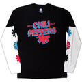 Red Hot Chili Peppers Shock Logo (Sleeve Print) Black & White M T-Shirt