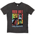 Red Hot Chili Peppers Portrait Photos (Stone Wash) Charcoal Grey XL T-Shirt