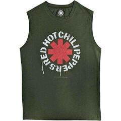 T-Shirt Red Hot Chili Peppers Stencil Green L T-Shirt