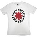 Red Hot Chili Peppers Classic Asterisk White M Ladies T-Shirt