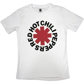 T-shirt Red Hot Chili Peppers Classic Asterisk White L Femme T-shirt - 1