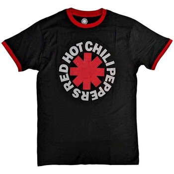 Camiseta de manga corta Red Hot Chili Peppers Classic Asterisk Ringer Black L Camiseta de manga corta - 1