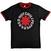 Camiseta de manga corta Red Hot Chili Peppers Classic Asterisk Ringer Black L Camiseta de manga corta