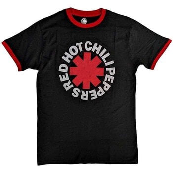 T-shirt Red Hot Chili Peppers Classic Asterisk Ringer Black XL T-shirt - 1