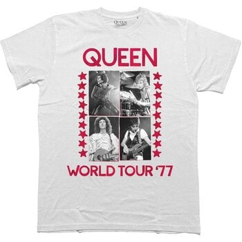 Tricou Queen World Tour 77 White S Tricou - 1