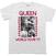 T-Shirt Queen World Tour 77 White M T-Shirt