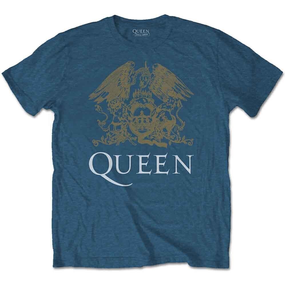 Shirt Queen Crest Indigo Blue 2XL Shirt