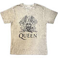 Queen Crest (Wash Collection) Dip-Dye on White M Shirt