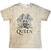 T-shirt Queen Crest (Wash Collection) Dip-Dye on White L T-shirt