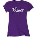 Prince Logo Purple S Femme T-shirt