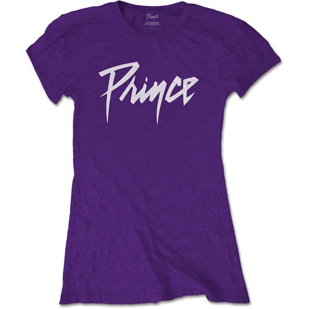 T-Shirt Prince Logo Purple L Ladies T-Shirt