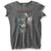 T-Shirt Queen News of the World Burnout Charcoal Grey 2XL Ladies T-Shirt