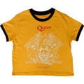 Queen Face It Alone Crest Amarillo S De mujer Camiseta de manga corta