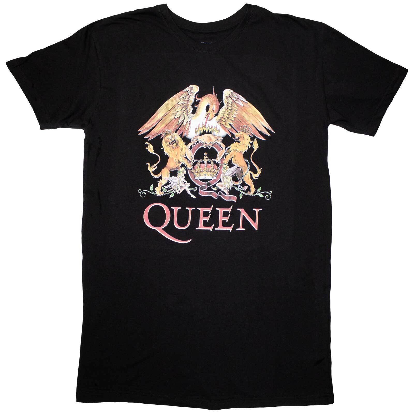 T-shirt Queen Classic Crest Dress Black L Feminino T-shirt