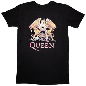 T-shirt Queen Classic Crest Dress Black L Feminino T-shirt - 1