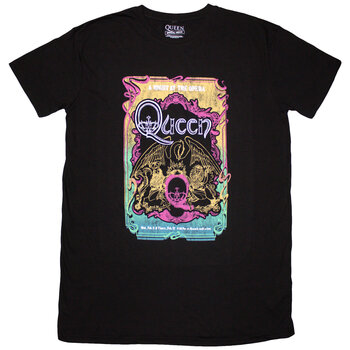 T-shirt Queen A Night At The Opera Tour '76 Dress Black XL Feminino T-shirt - 1