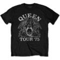 Queen Tour '75 Black XL Tričko