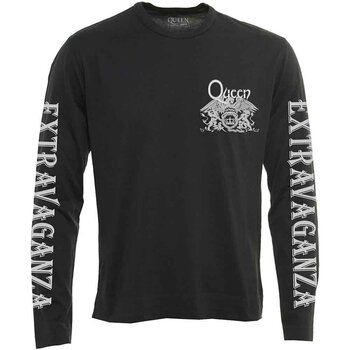 T-Shirt Queen Extravaganza (Sleeve Print) Black L T-Shirt - 1