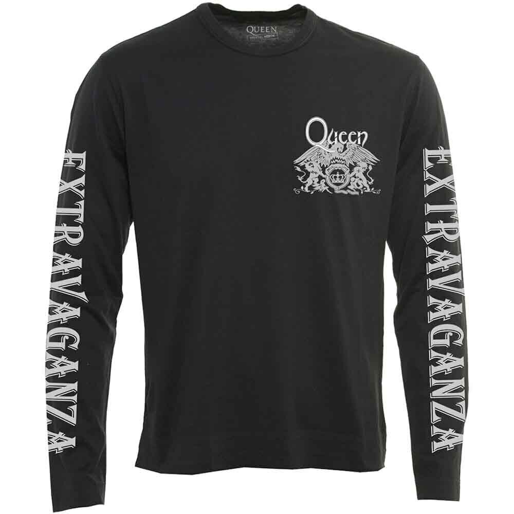 T-shirt Queen Extravaganza (Sleeve Print) Black 2XL T-shirt