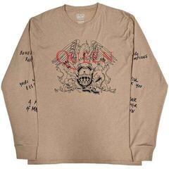 T-Shirt Queen Handwritten (Sleeve Print) Sand M T-Shirt