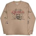 Queen Handwritten (Sleeve Print) Sand L T-Shirt