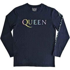 T-shirt Queen Rainbow Crest (Back & Sleeve Print) Denim Blue M T-shirt