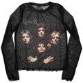 Queen Bo Rhap Classic (Mesh) Black S Donna Maglietta