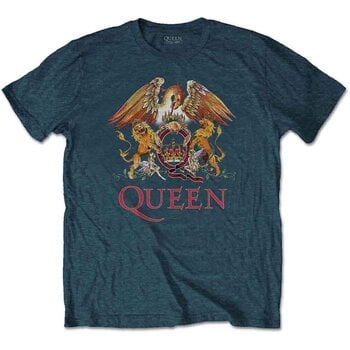 Tricou Queen Classic Crest Denim Blue 2XL Tricou - 1