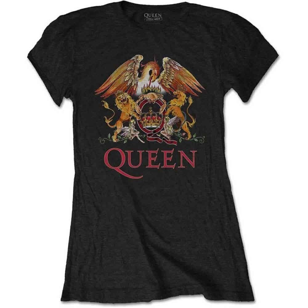 Tricou Queen Classic Crest Black XS Damă Tricou