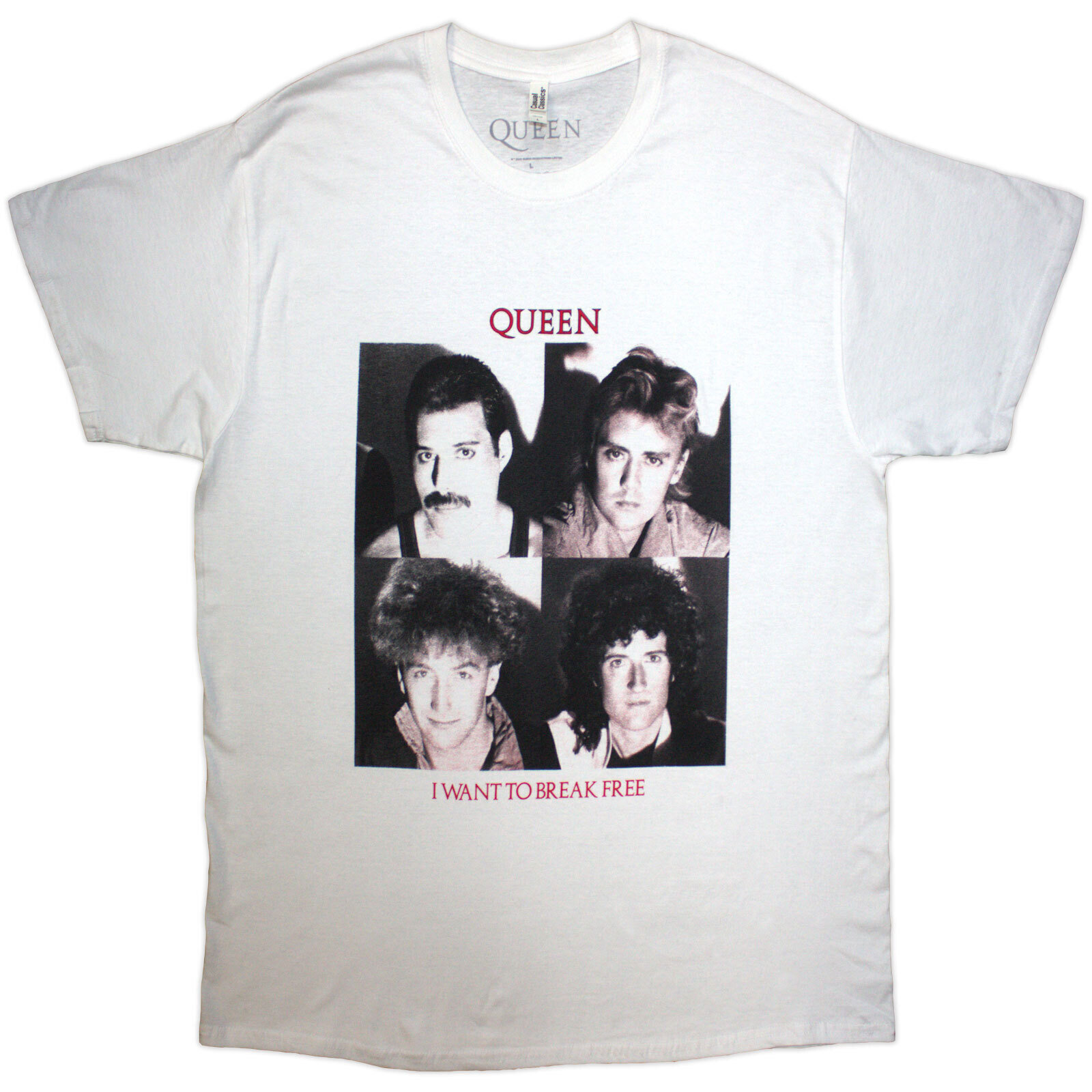 Shirt Queen I Want To Break Free White M Shirt