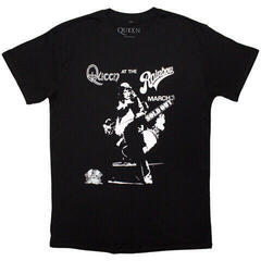 T-shirt Queen Live Rainbow Black M T-shirt