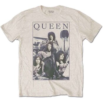 T-Shirt Queen Vintage Frame Sand XL T-Shirt - 1