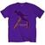 Camiseta de manga corta Queen Fortune (Back Print) Morado M Camiseta de manga corta
