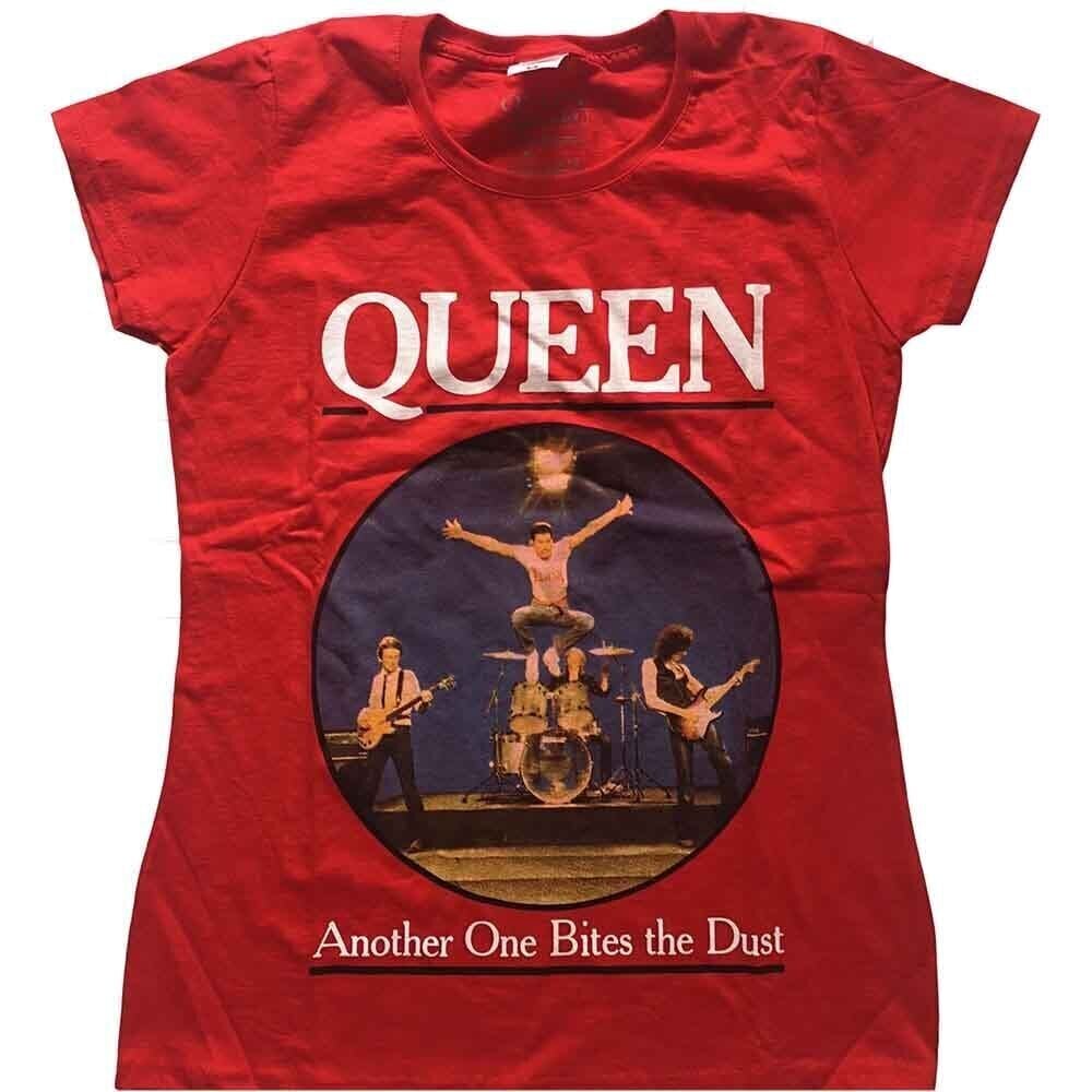 Shirt Queen One Bites The Dust Red M Dames Shirt