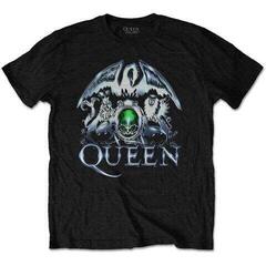 T-shirt Queen Metal Crest Black M T-shirt