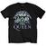 T-Shirt Queen Metal Crest Black L T-Shirt