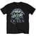 T-shirt Queen Metal Crest Black XL T-shirt